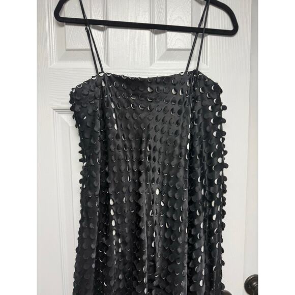 Helmet Lang Black Mini dress satin size 4 NWT - Picture 9 of 10